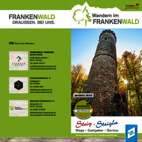 Minifaltplan Frankenwaldsteig