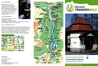 Naturpark Frankenwald – Naturschutzgebiet Höllental – Erlebnispfad Wasser