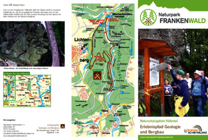 Naturpark Frankenwald – Naturschutgebiet Höllental – Erlebnispfad Geologie und Bergbau